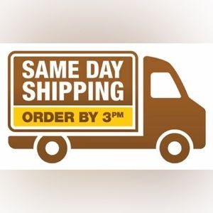 I offer same day shipping if I receive the order by 3pm EST !!